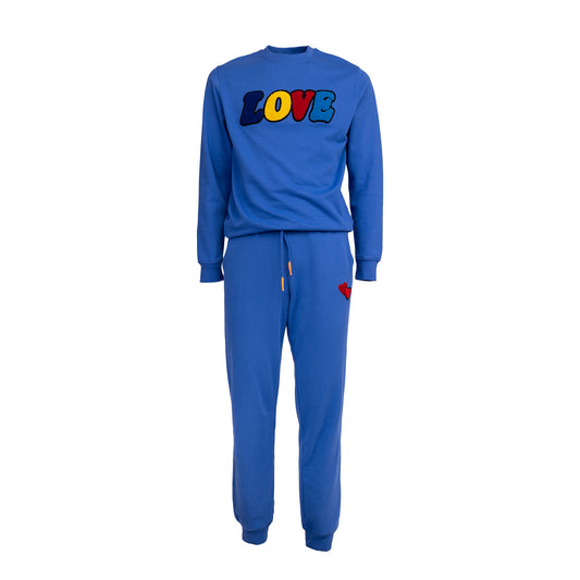 SET ADULTS Unisex LOVE Royal Blue