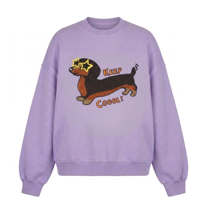 SWEAT-SHIRT ENFANT BRETZE Lavande