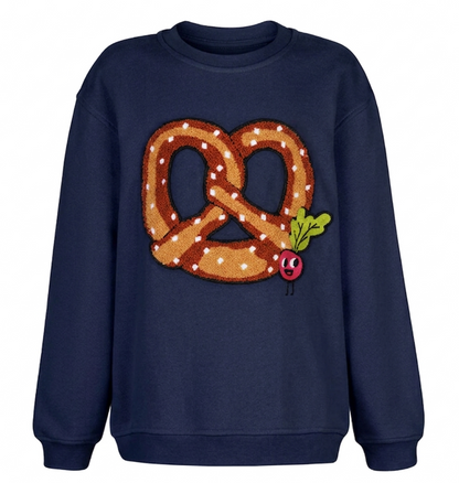Kids SWEATSHIRT PRETZEL Navy Blue