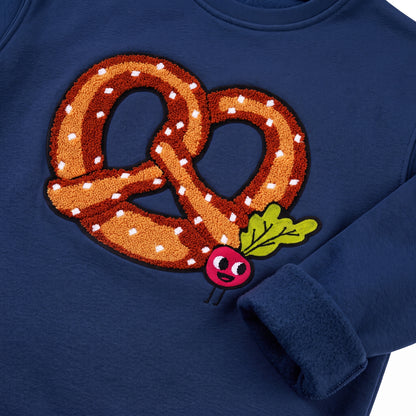 Kids SWEATSHIRT PRETZEL Navy Blue