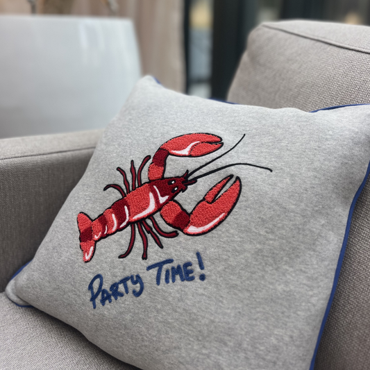 TAIE D'OREILLER HOMARD Gris Mélange