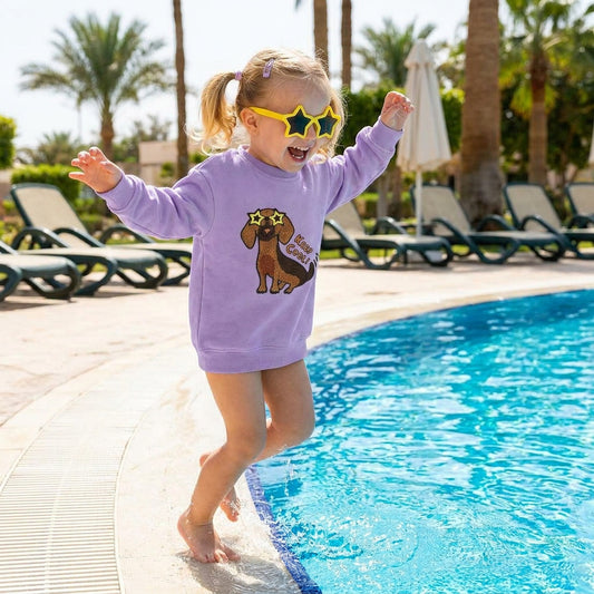 SWEAT-SHIRT ENFANT BRETZE Lavande