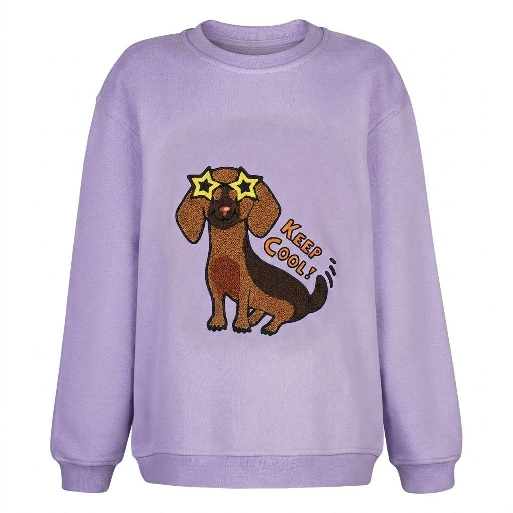 NEU! Kids SWEATSHIRT STARDOG Lavendel
