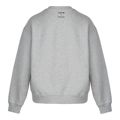 ADULTS SWEATSHIRT LOBSTER Grey Melange