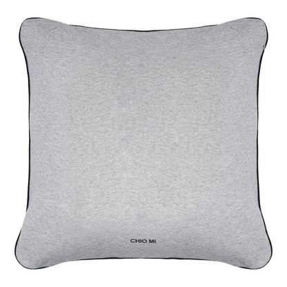 PILLOW CASE LION Grey Melange