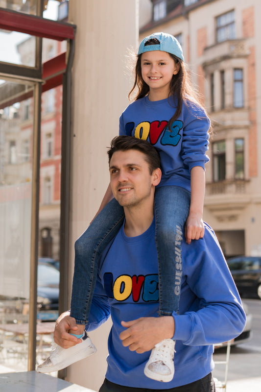 SET ADULTS Unisex LOVE Royal Blue