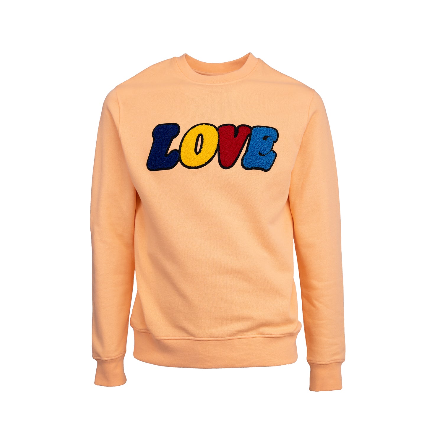 CHIO MI Premium Adults Sweatshirt icon Love - organic cotton - peach coral