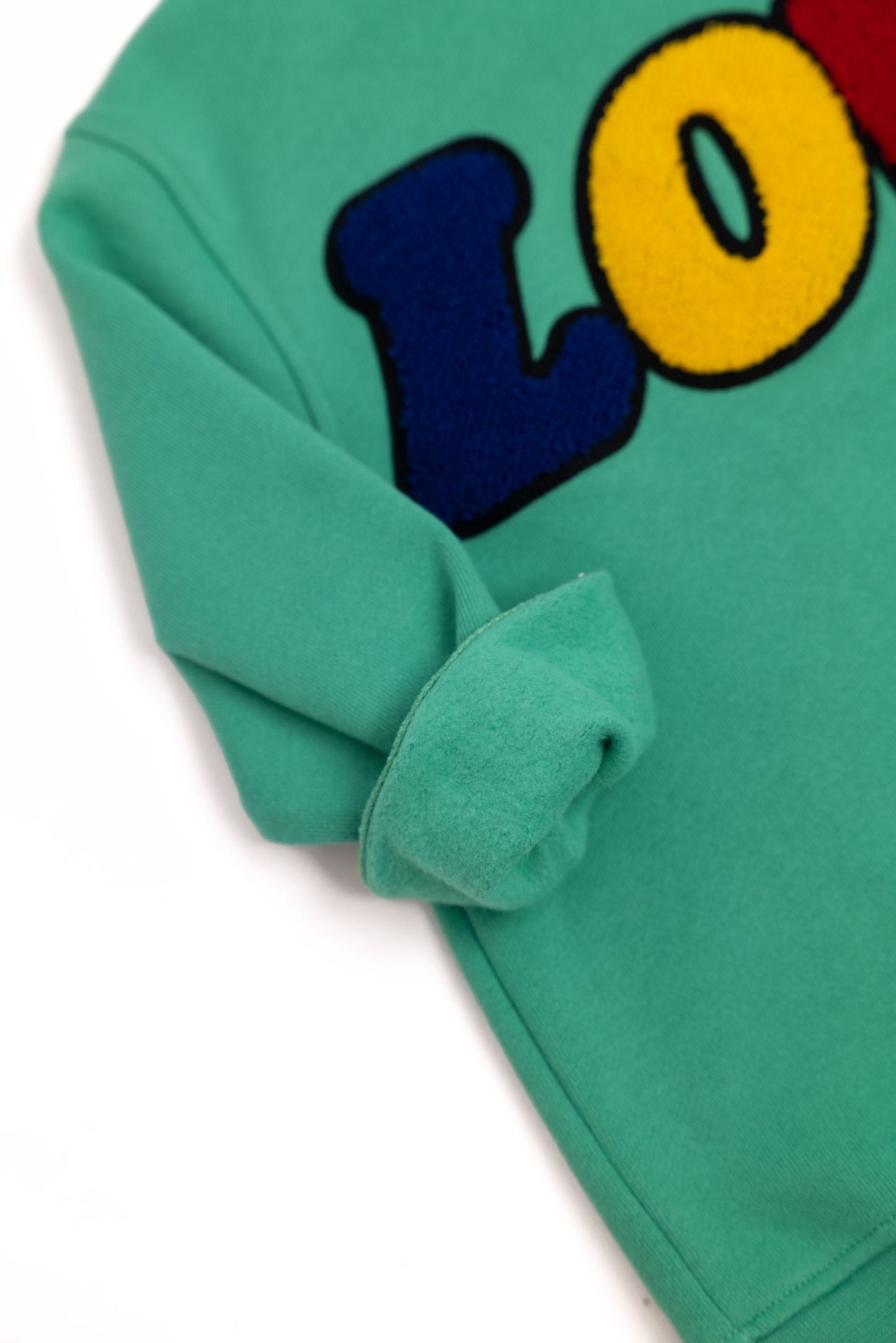 KIDS SWEATSHIRT LOVE Jungle Green