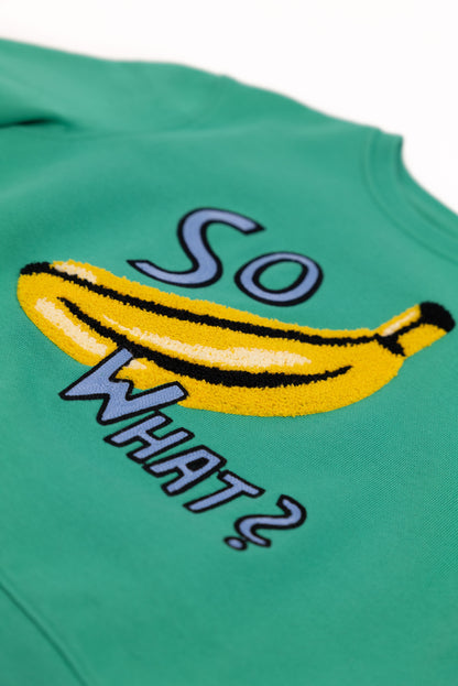 KIDS SWEATSHIRT BANANA Jungle Grün